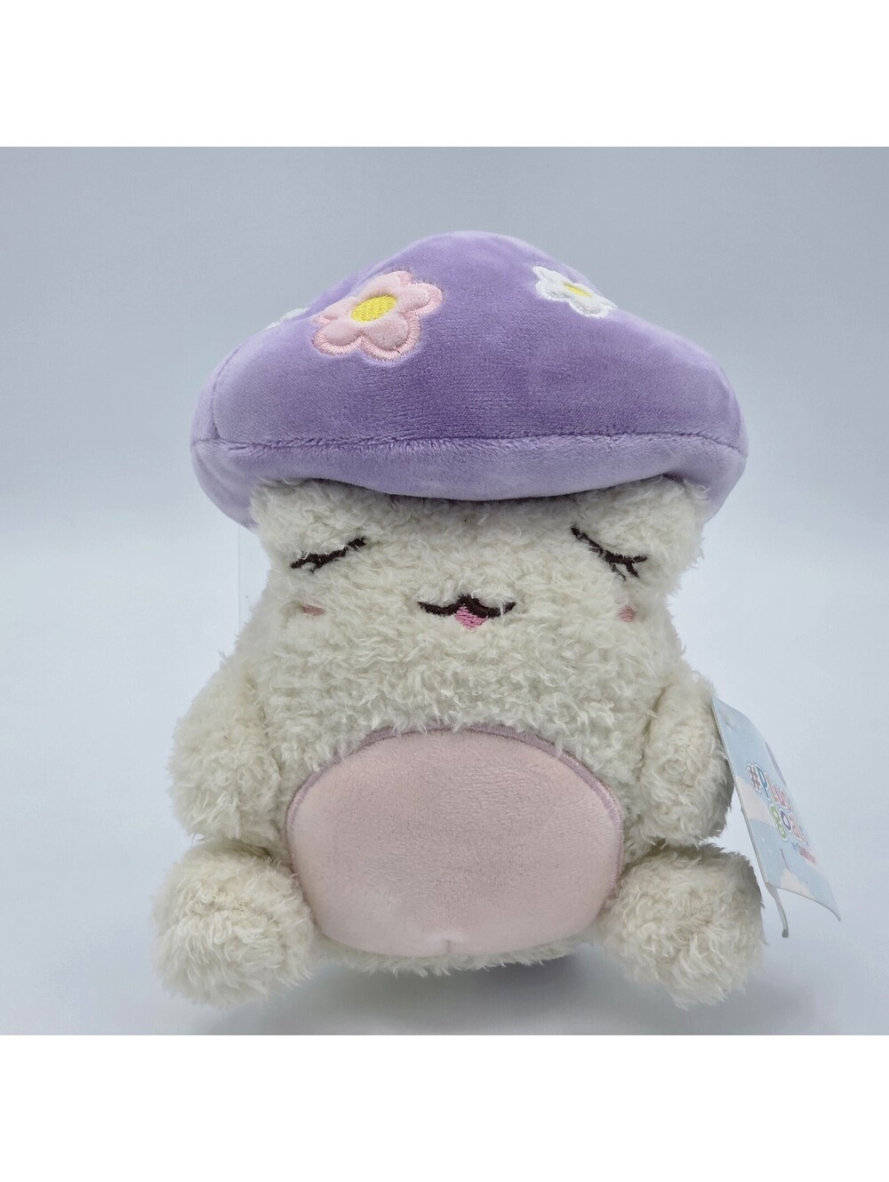 Cuddle Barn PlushGoals Lovely Lavender Toadstool Wawa Froggie Plush 9”